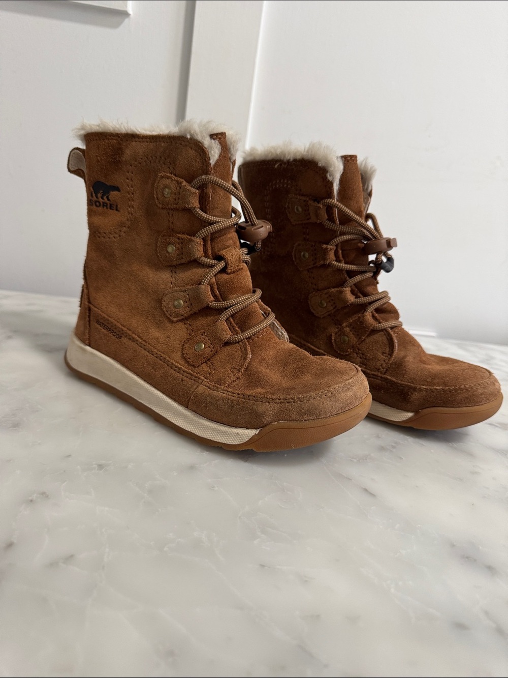 SOREL Youth Whitney II Joan Lace Waterproof Boot